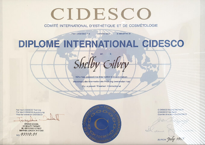 CIDESCO Diploma